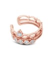 Beautiful CZ Silver Ear Cuff EC-1252